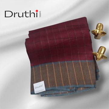 Premium Handloom Tusser Silk Sarees – Timeless Handloom Luxury at Druthi Sarees Nagole Hyderabad