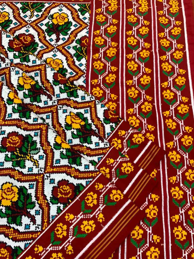 🧵 The Timeless Elegance of Patola Sarees – A Weave of Royal Heritage and Modern Grace