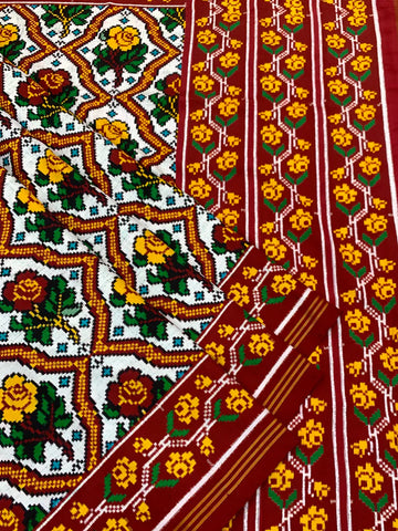 🧵 The Timeless Elegance of Patola Sarees – A Weave of Royal Heritage and Modern Grace